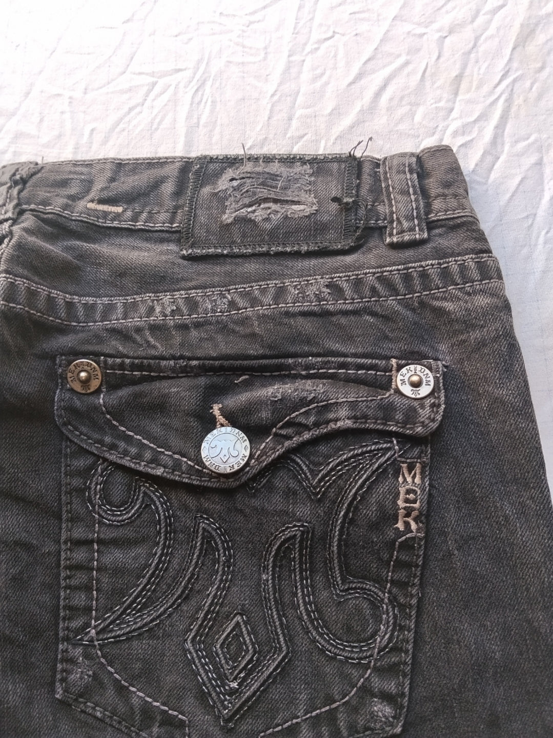 Mek Dnm W40 Bootcut Y2k Jeans Vintage