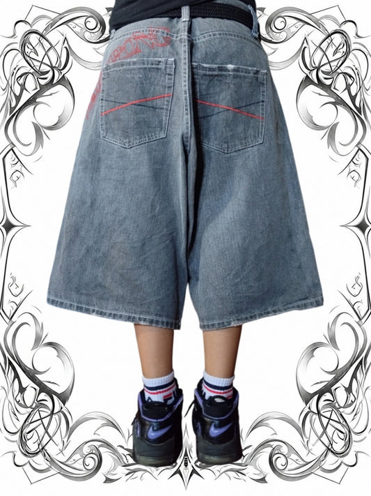 Billabong W34 Baggy Jorts Y2k Vintage Embroidered