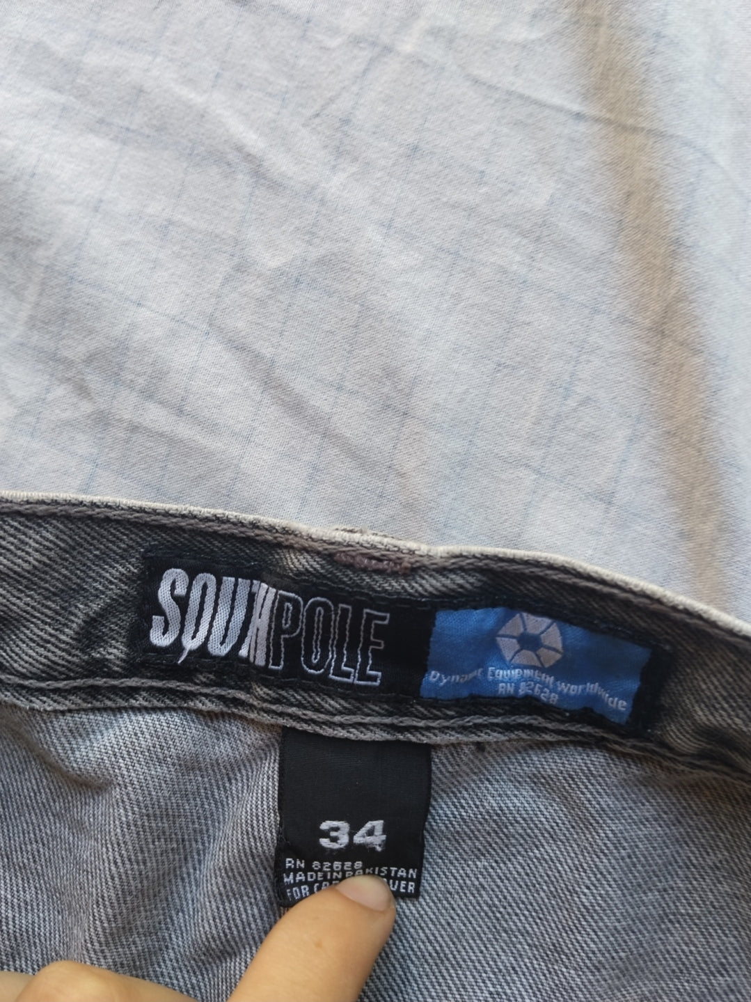 Southpole W34 Carpenter Blue Tab Baggy Jeans Y2k