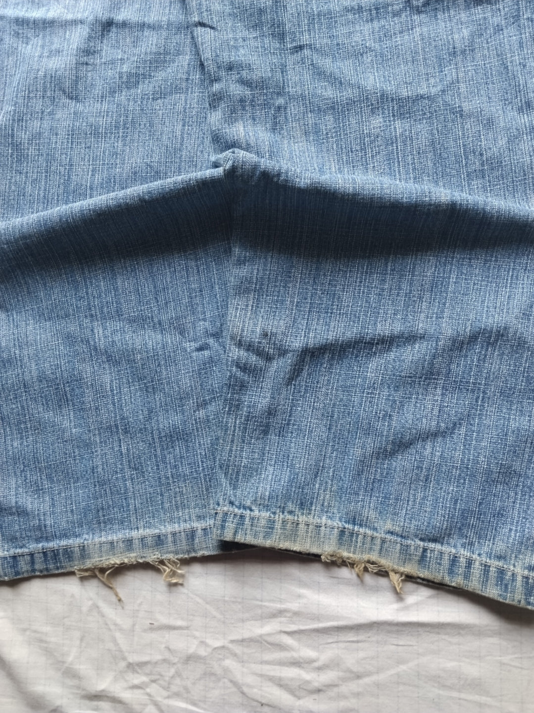 Southpole W36 Cream Tab Baggy Jeans Y2k