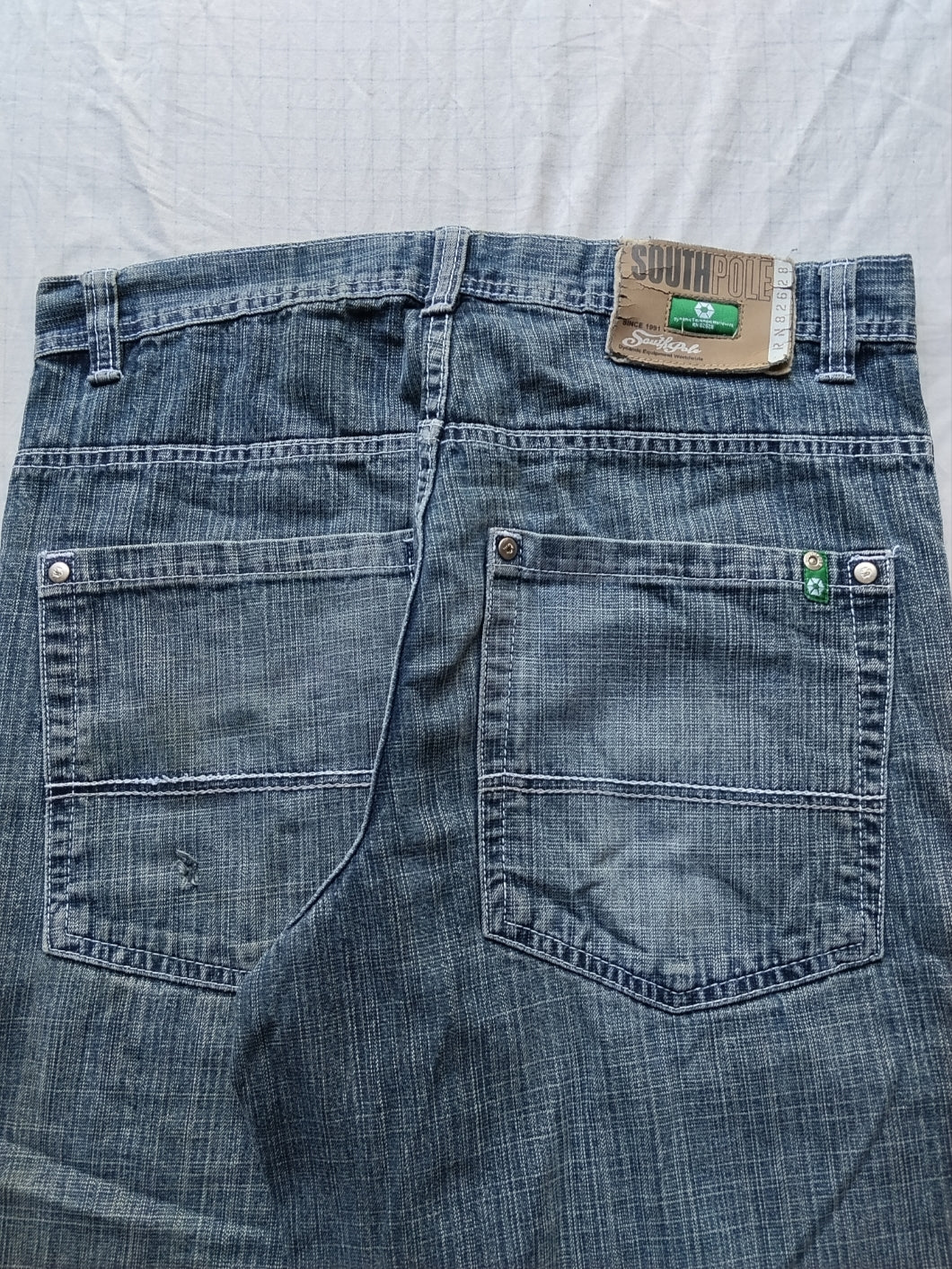 Southpole W32 Green Tab Baggy Jeans Og