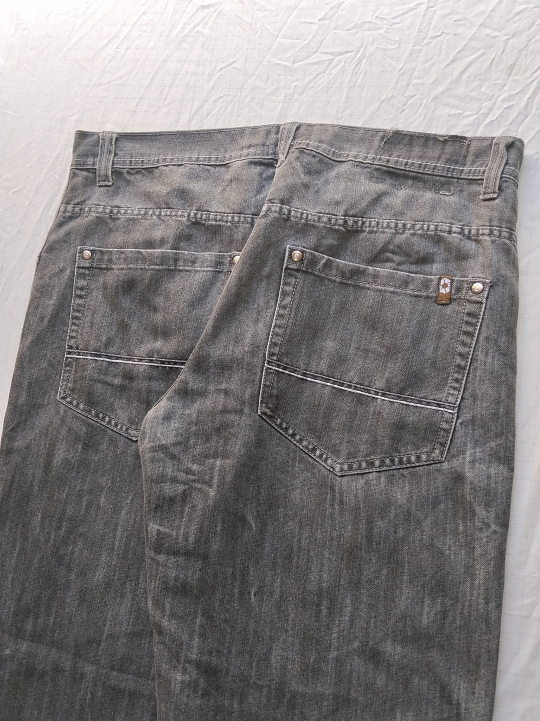 Southpole W40 Brown Tab Baggy Jeans Y2k